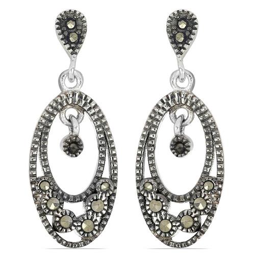 BUY 925 STERLING SILVER AUSTRIAN MARCASITE GEMSTONE EARRINGS